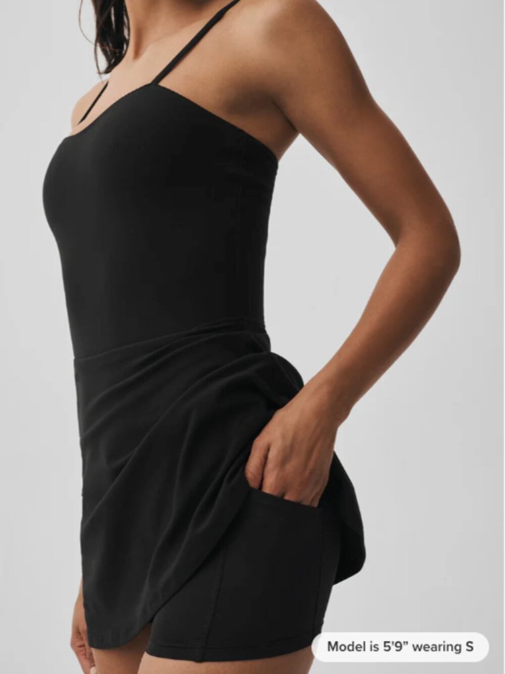 🖤 Alo | Alosoft Courtside Tennis Dress - Picture 2 of 4